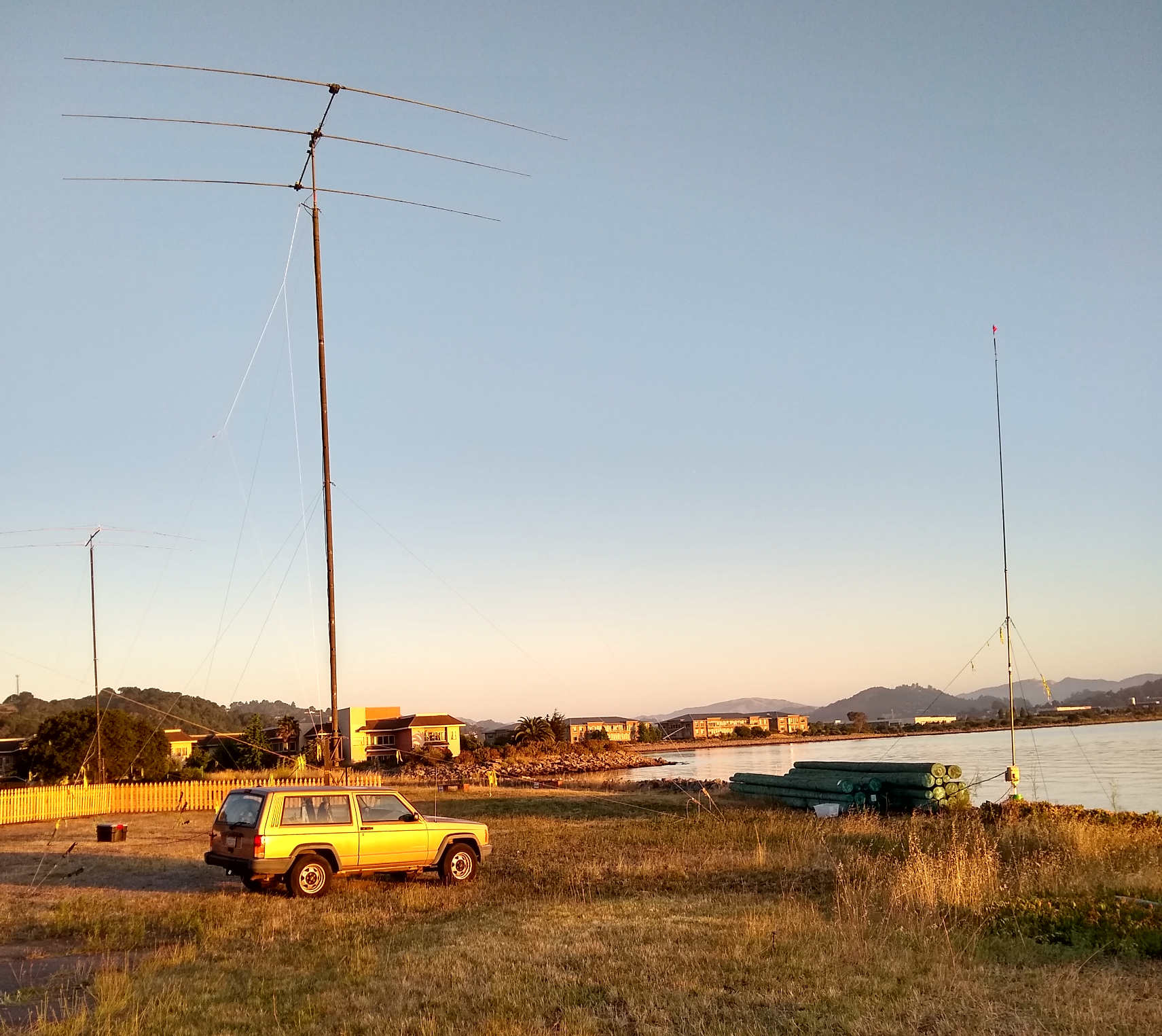 Picture of Marin Amateur Radio Society's 2019 field day setup